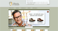 Desktop Screenshot of elrincondelcalzado.com